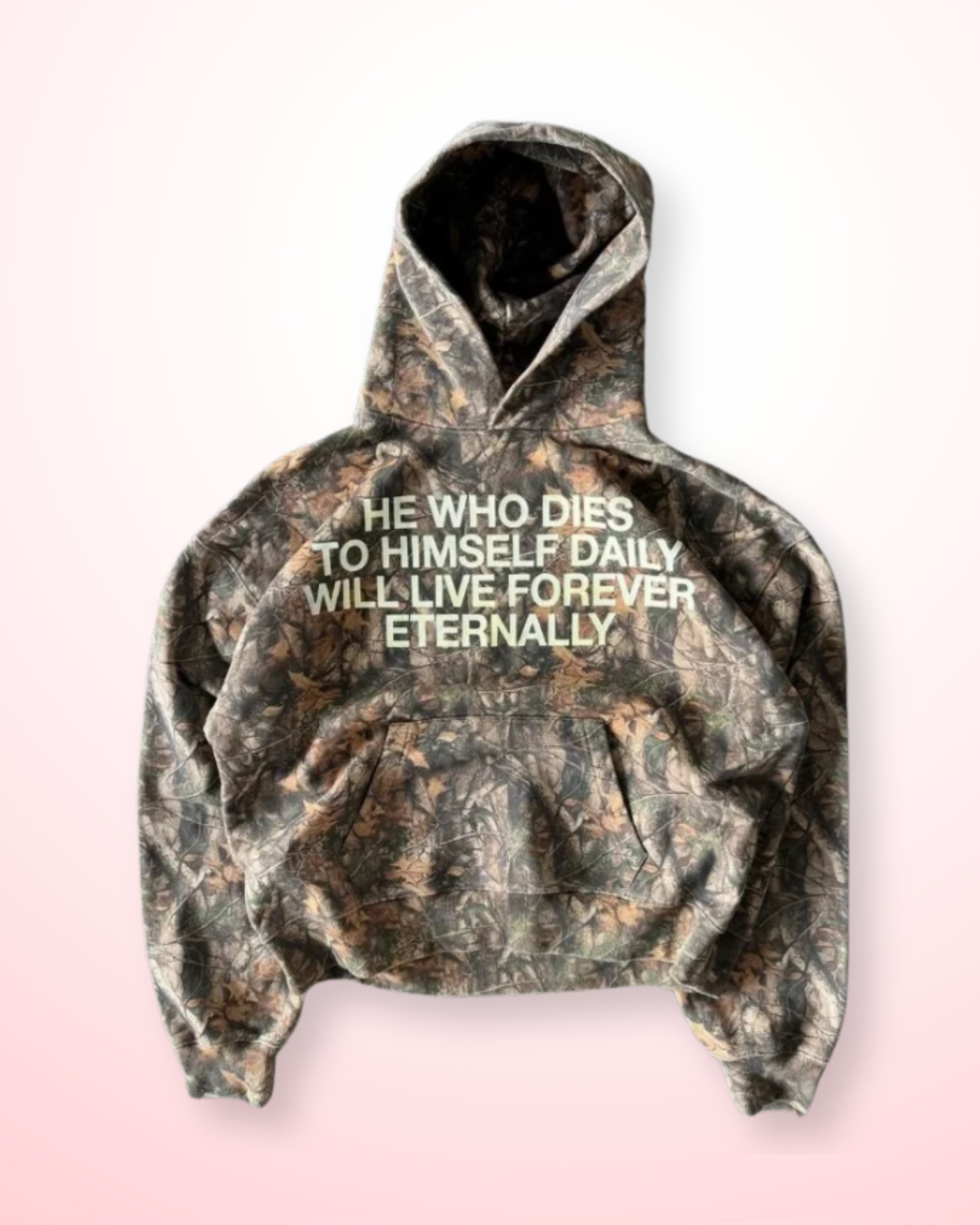 Camo Message Hoodie – Hoodies & Sweatshirts