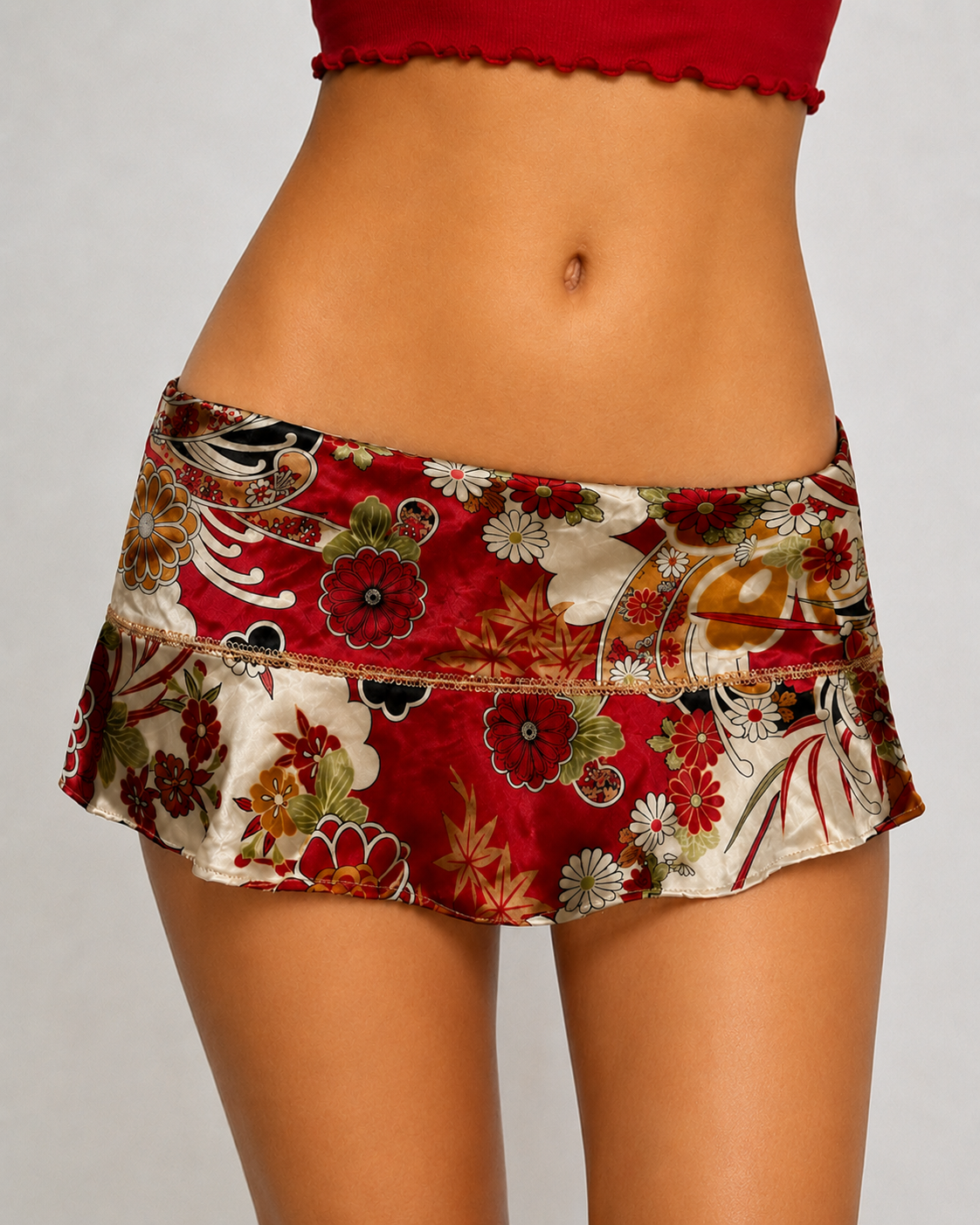 Floral Y2K Mini Skirt – Skirts