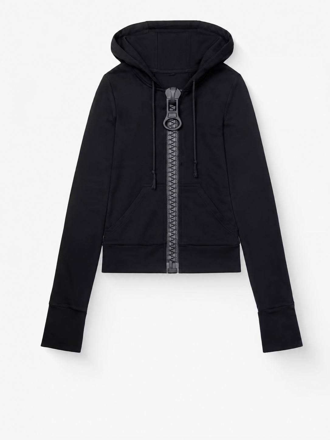 Oversized Zipper Hoodie – Gray Hoodies & Sweatshirts