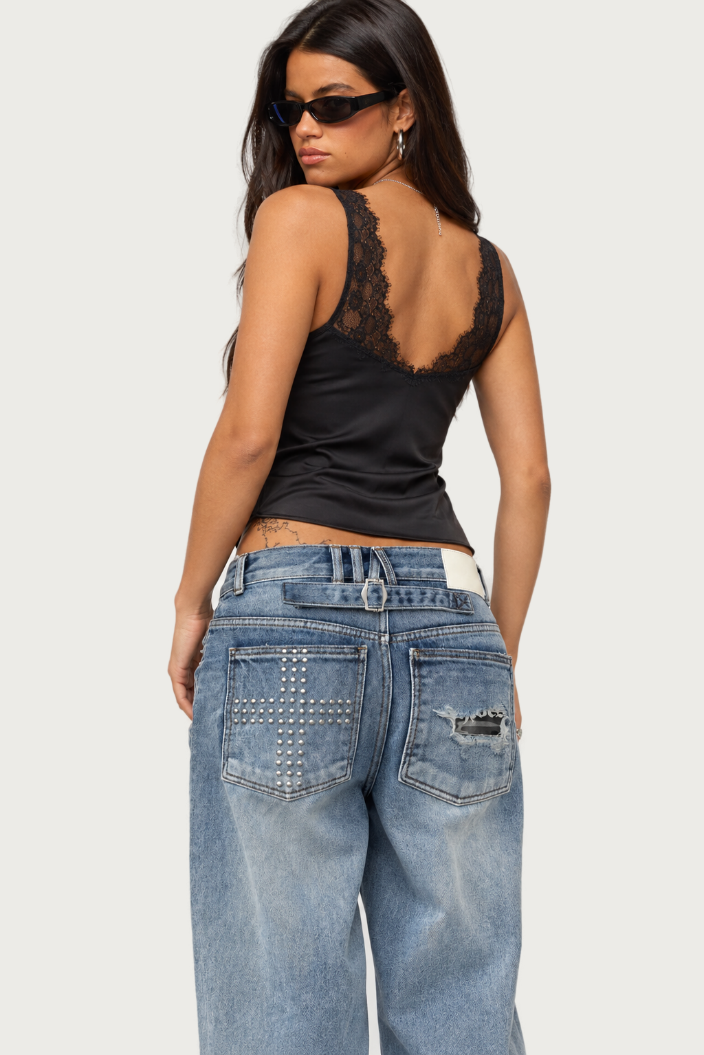 Light Blue Wide Leg Jeans