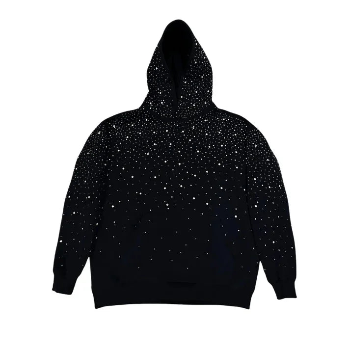 Rhinestone Hoodie – Dotted Hoodies & Sweatshirts