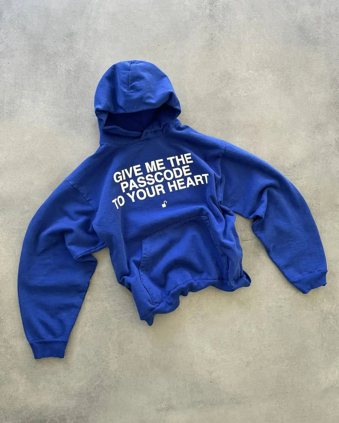 Give Me The Passcode Hoodie – Blue Hoodies & Sweatshirts