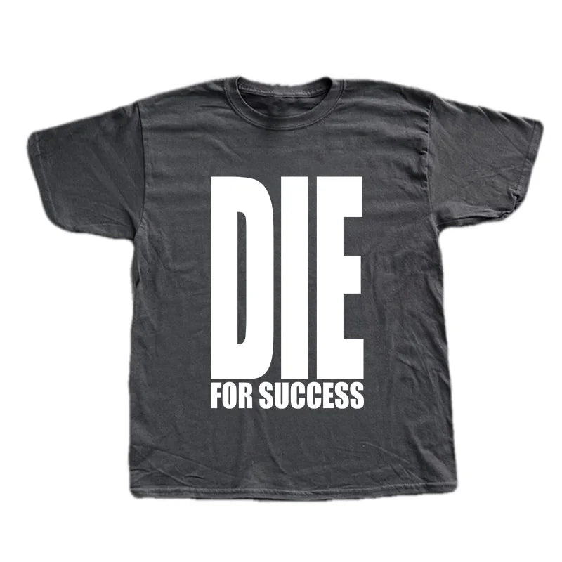 Die for Success Tee – White Tops