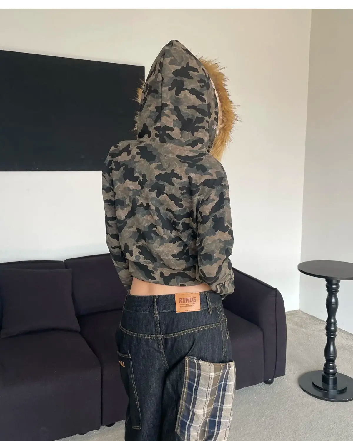Camo Crop Hoodie – Hoodies & Sweatshirts
