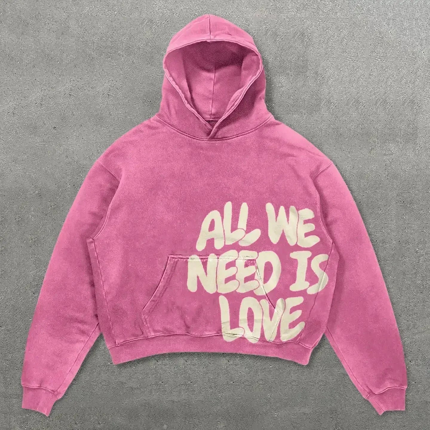 All We Need Is Love Hoodie – Pink Hoodies & Sweatshirts