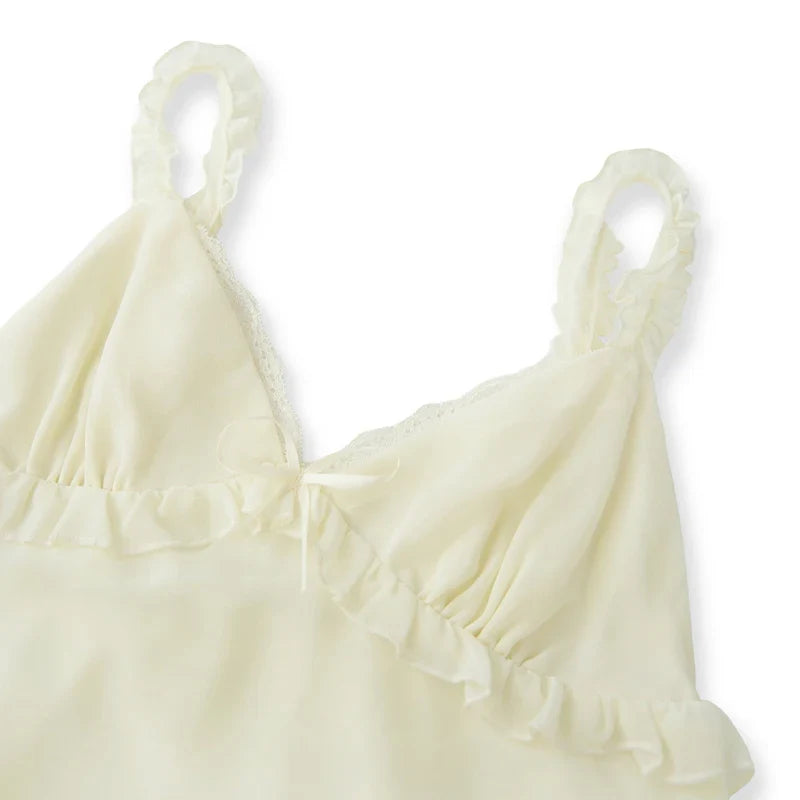 Silk & Honey Cami – Beige Tops