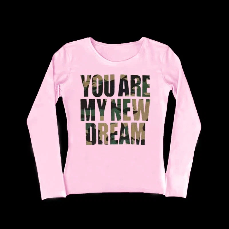 You Are My New Dream Camo Tee – Tops