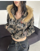 Camo Crop Hoodie – Hoodies & Sweatshirts