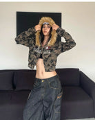 Camo Crop Hoodie – Hoodies & Sweatshirts