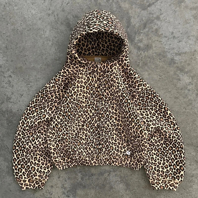 Cheetah Hoodie – Brown Hoodies & Sweatshirts