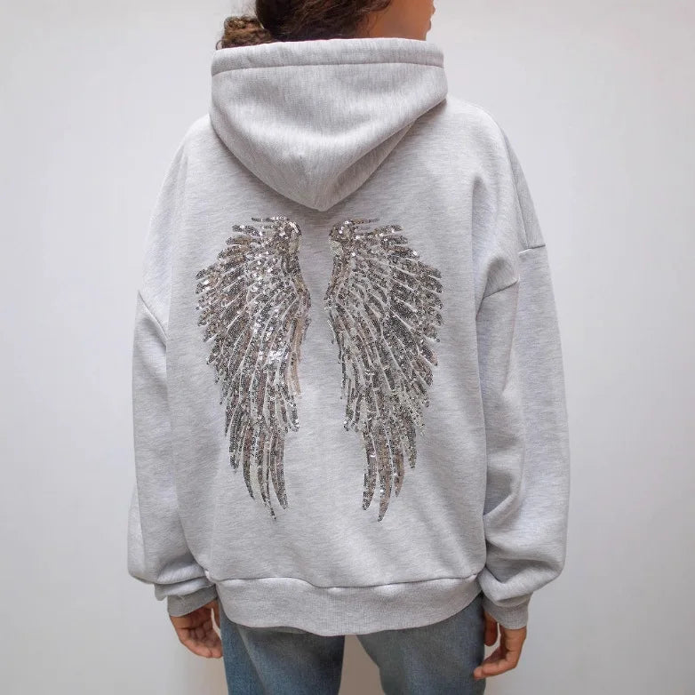 Angel Wing Lounge Set Jacket – Gray Jackets