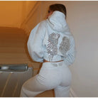 Angel Wing Lounge Set Jacket – Gray Jackets