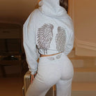 Angel Wing Lounge Set Jacket – Gray Jackets